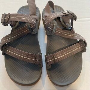 Chaco Gray Sandals with Adjustable Straps and Durable Sole